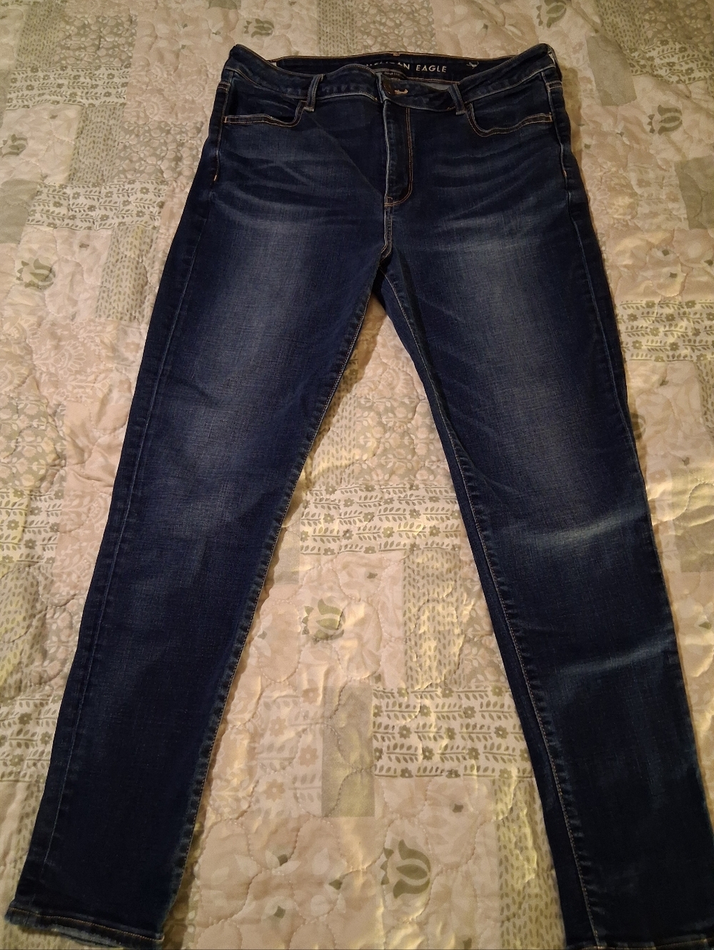 American Eagle Outfitters Women's Dark Indigo Skinny Jeans